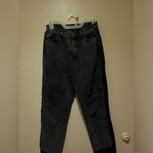 Cutest black denim jeans with ADORABLE fringe!!!!